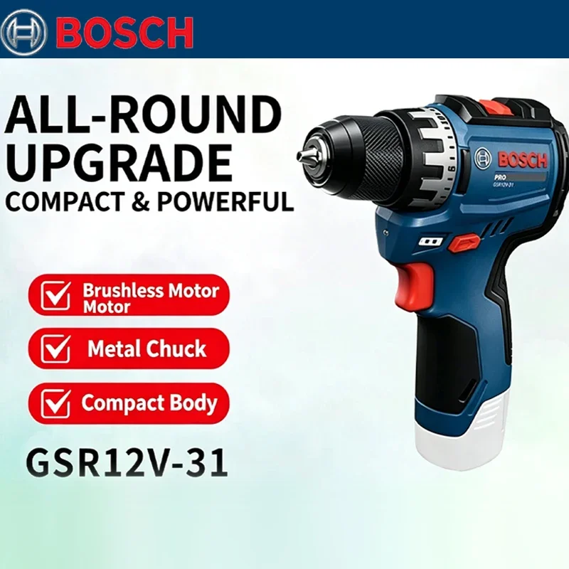 ボッシュ GSR 12V-31 ブラシレス電動ドリル 高トル - Power Tools Professional のレビューと価格