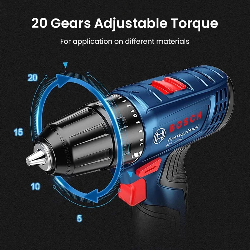 ボッシュ GSR120-LI 電動ドリル 12V プロフェッ - Power Tools Professional のレビューと価格