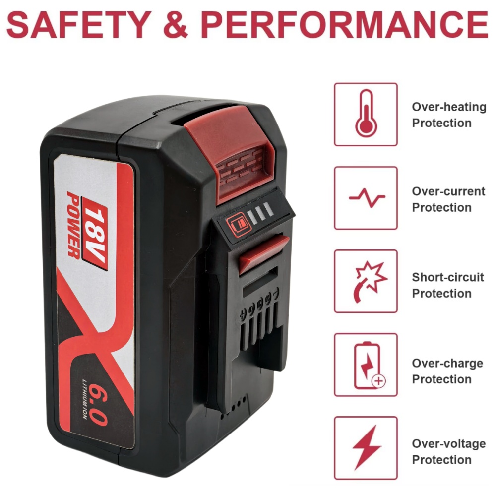 100%新品 18V PXC1830 6.0Ah 交換用バッ - Power Xchange Tools のレビューと価格
