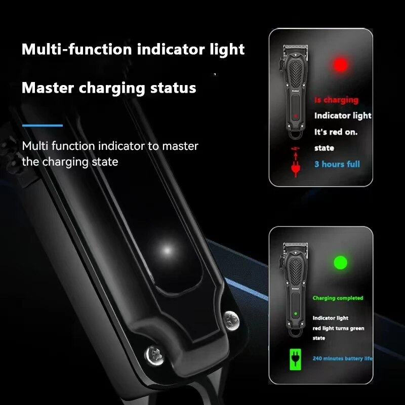 Kemei KM-1071 電動バリカン UBS 充電式コー - Power Xchange Tools のレビューと価格
