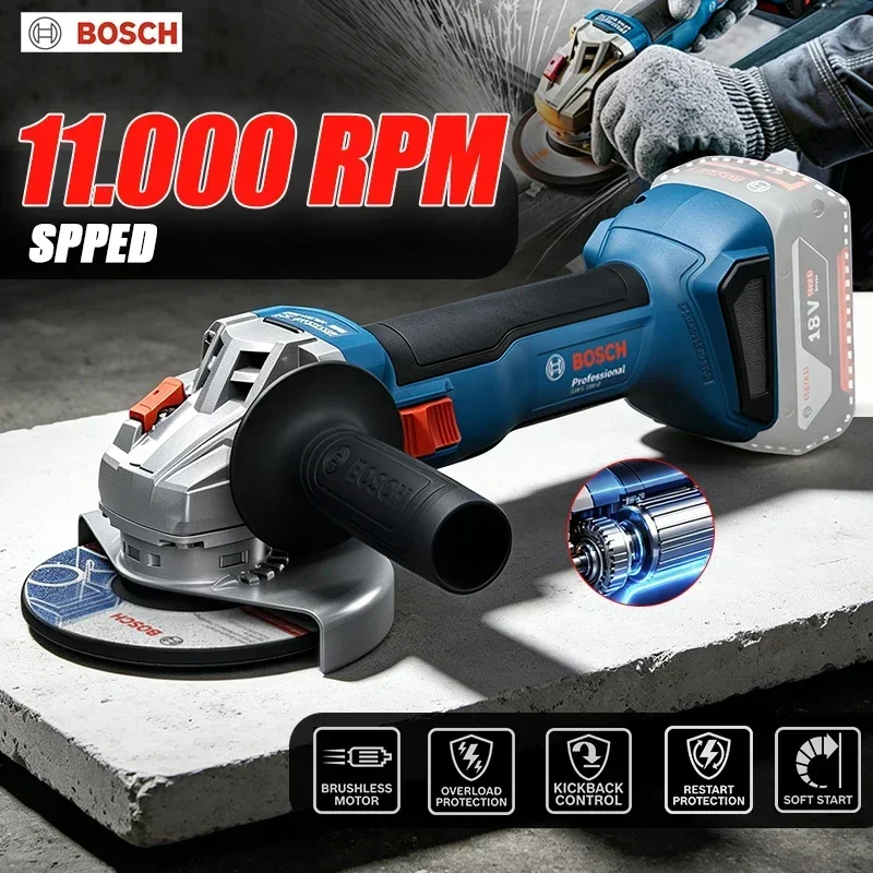 ボッシュ GWS 18V-8 コードレスアングルグラインダー - Power Tools Professional のレビューと価格