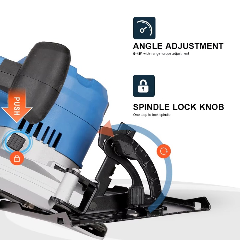 コードレス丸鋸 ハンドヘルド ポータブル リチウムイオン電池 - Power Tools Professional のレビューと価格