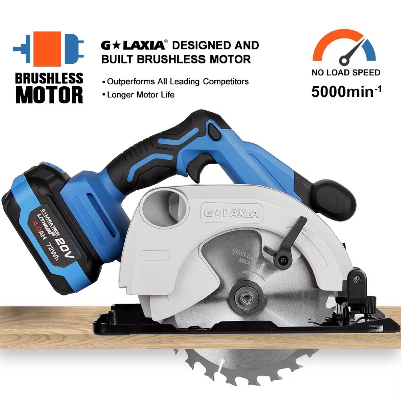 コードレス丸鋸 ハンドヘルド ポータブル リチウムイオン電池 - Power Tools Professional のレビューと価格
