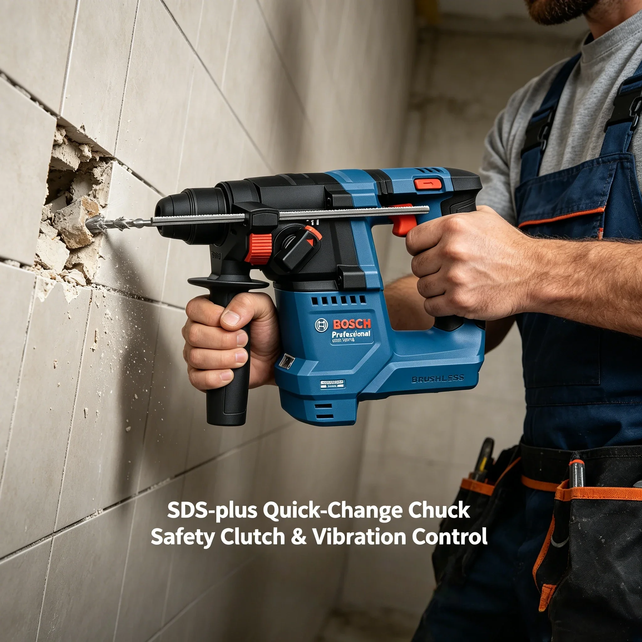 ボッシュ GBH 18V-18 18V ブラシレス コードレ - Power Tools Professional のレビューと価格
