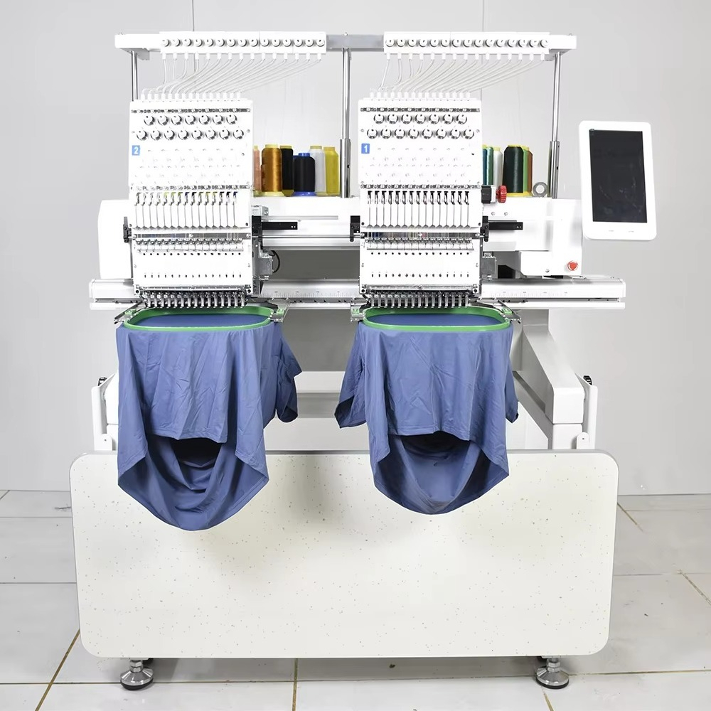 2ヘッド小型刺繍機コンピュータ化中国製最高品質刺繍機、帽子ラ - Power Tools With Names のレビューと価格